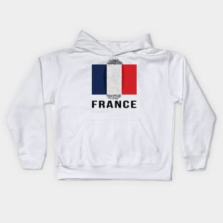 France Flag DNA Kids Hoodie